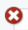 red circle with white x inside